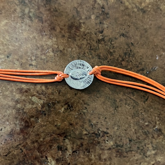 NWT Lia Sophia orange crystal spotlight bracelet - Picture 8 of 9